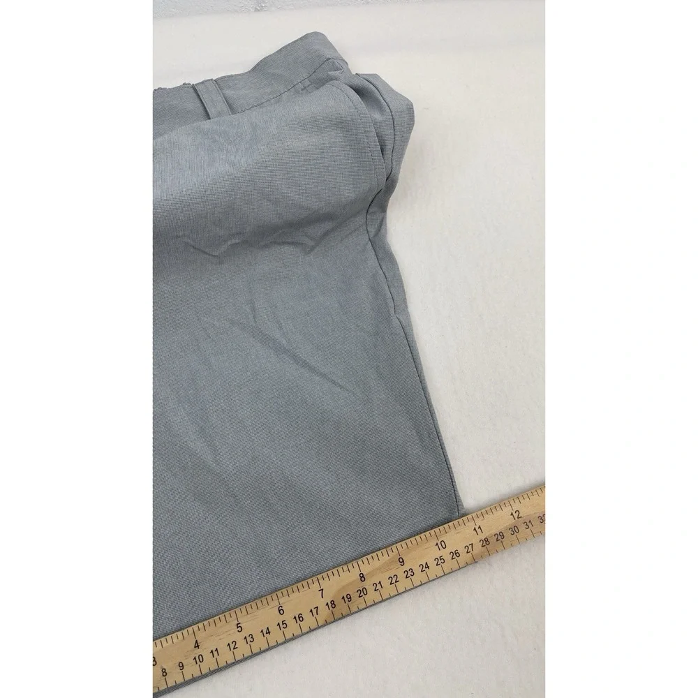 New Banana Republic Comfort Flat Front Shorts Mens 34 Gray Stretch